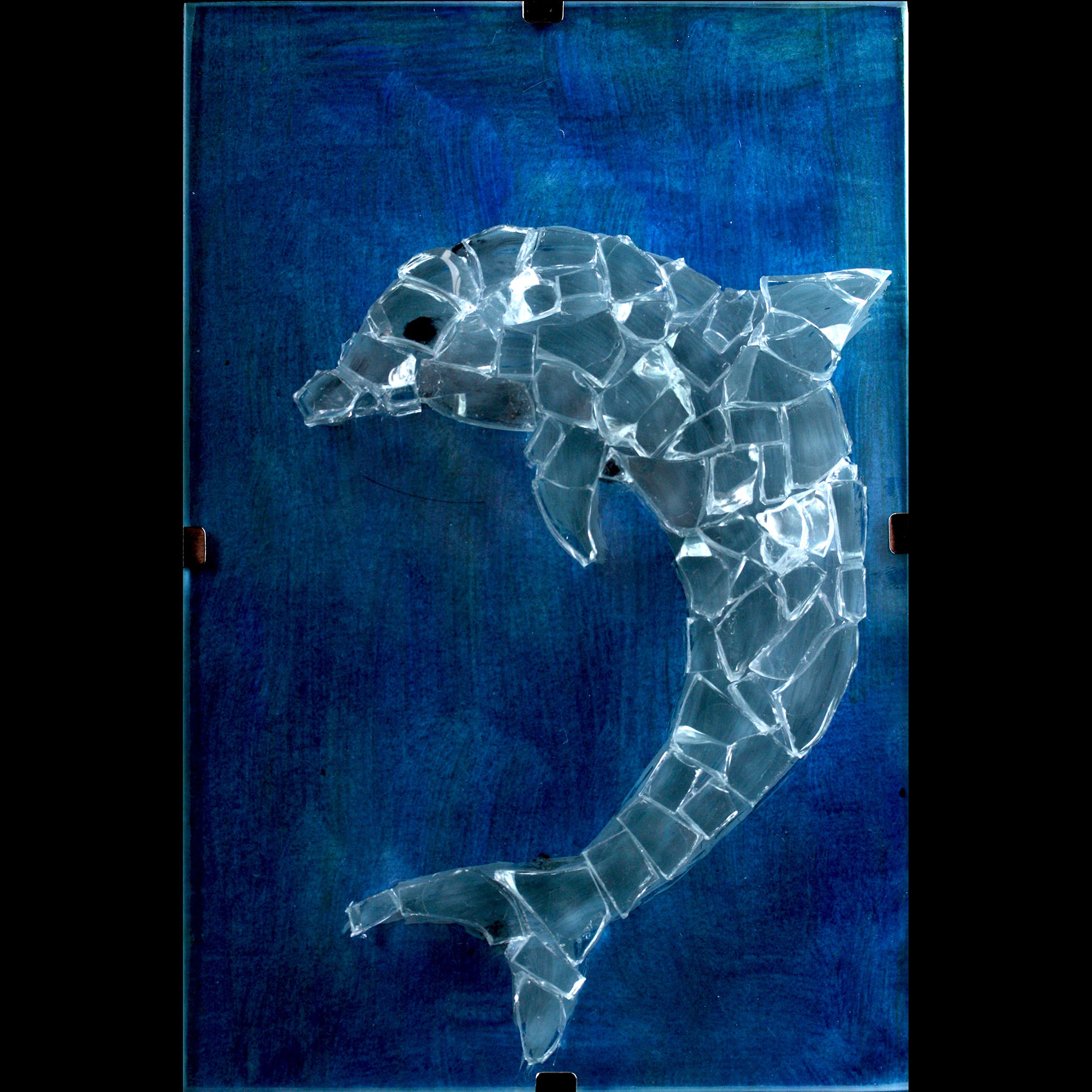 dolfijn glas kunst workshop glas verf galerie marielle braanker