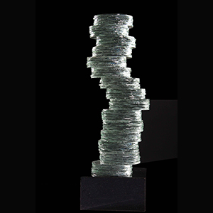 vierkant abstract kunst glas Marielle Braanker 