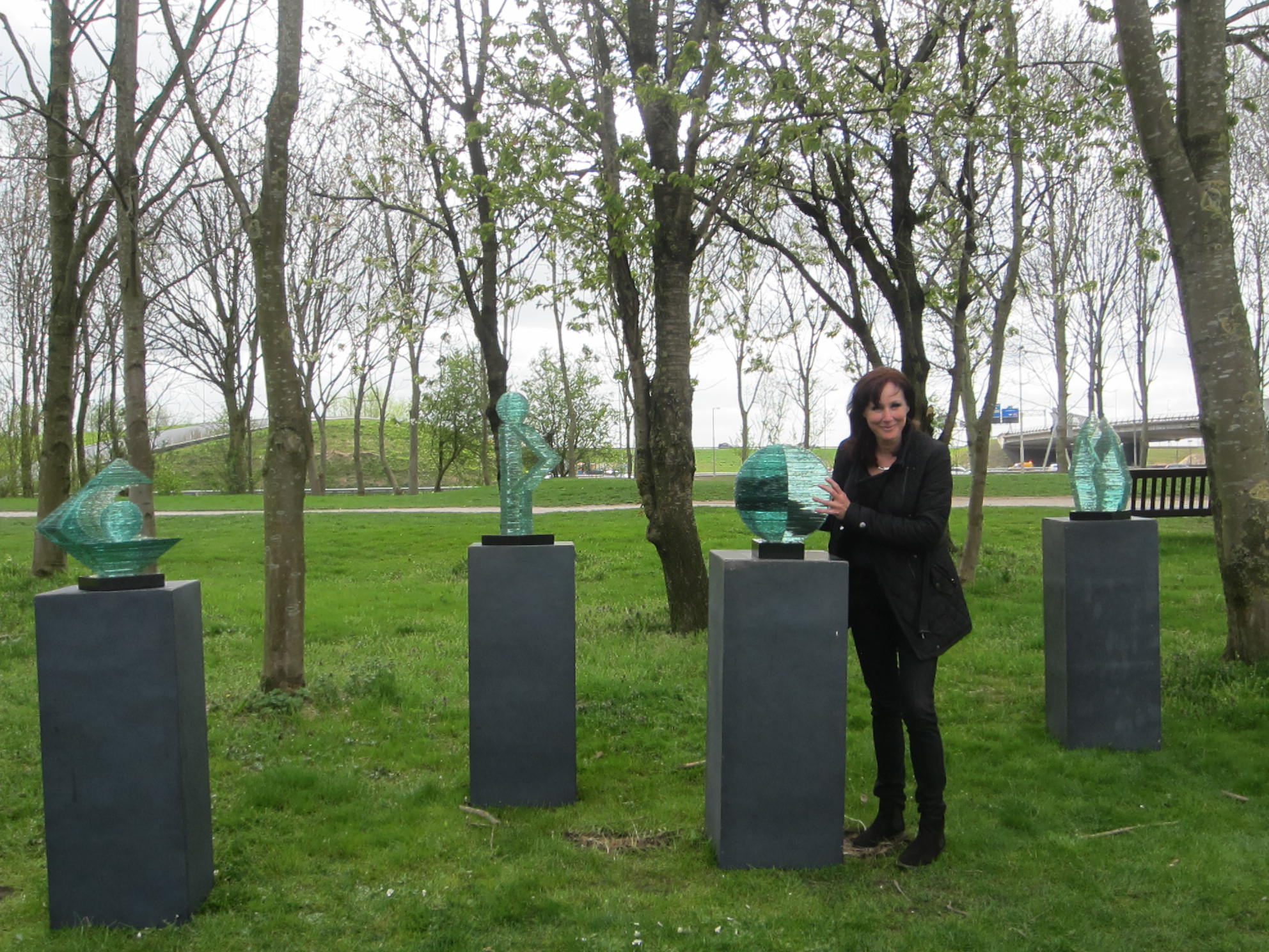 De Hoge Dijk Amsterdam golfbaan glaskunst Marielle Braanker